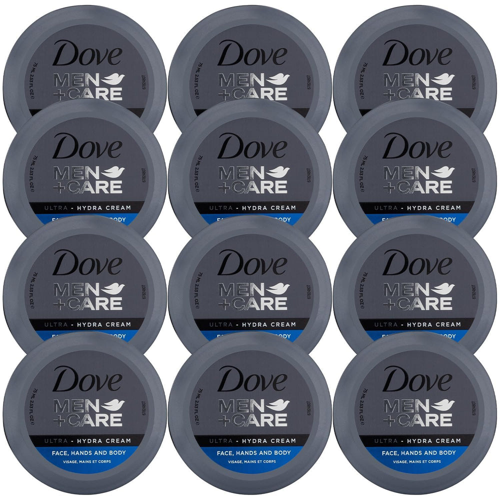 Dove Men+Care Ultra Hydra Cream Lotion bottle provides fast, non-greasy hydration.