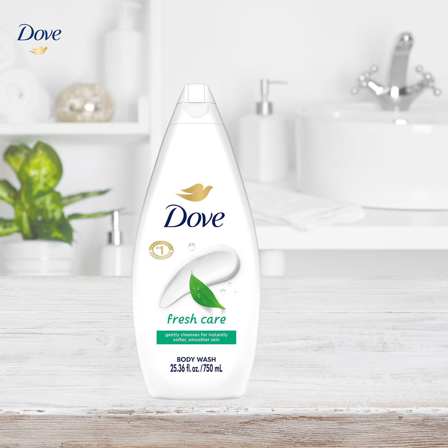 Dove Microbiome Serum graphic illustrating nourishing prebiotics for skin.