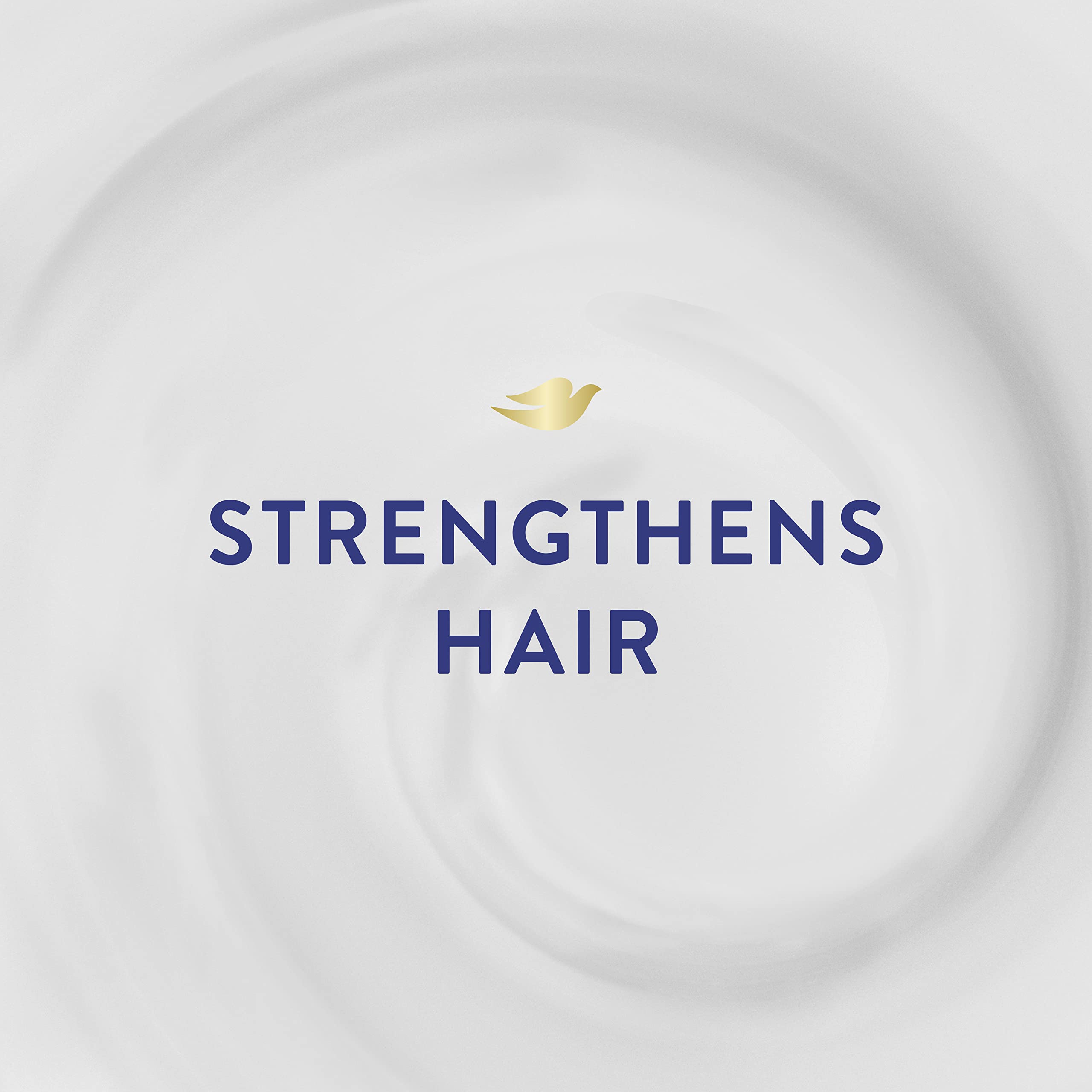 Dove Hair Mask being applied to mid-lengths for nourishment.