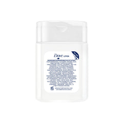 Dove Mini Hydrating Lotion flip-top cap bottle enables quick, mess-free guest use.