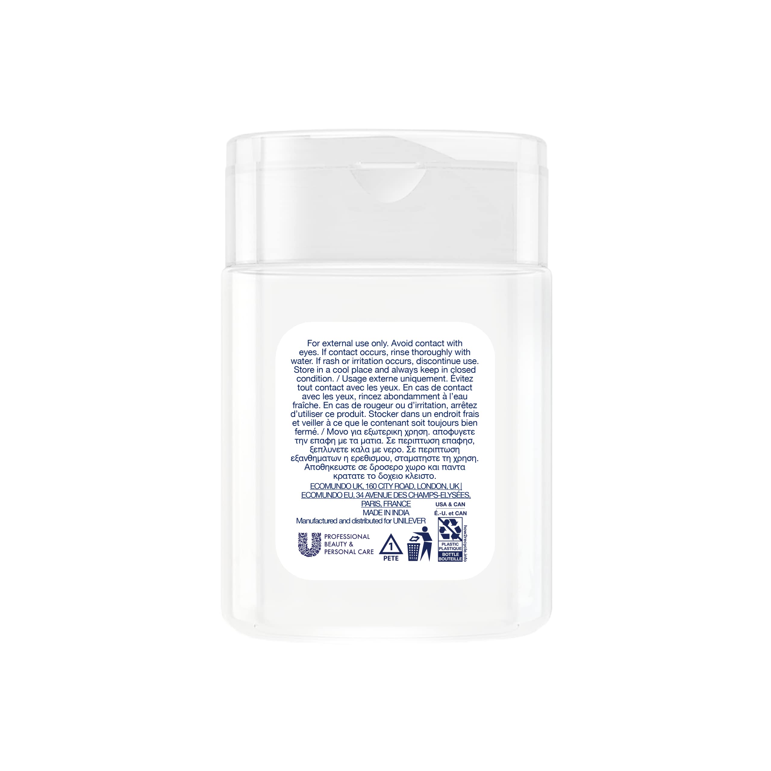 Dove mini 1oz shampoo bottle showcased as a hotel amenity for guest comfort.