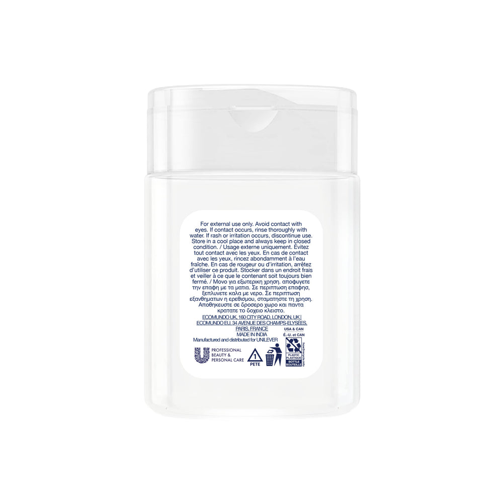 Dove mini 1oz shampoo bottle showcased as a hotel amenity for guest comfort.