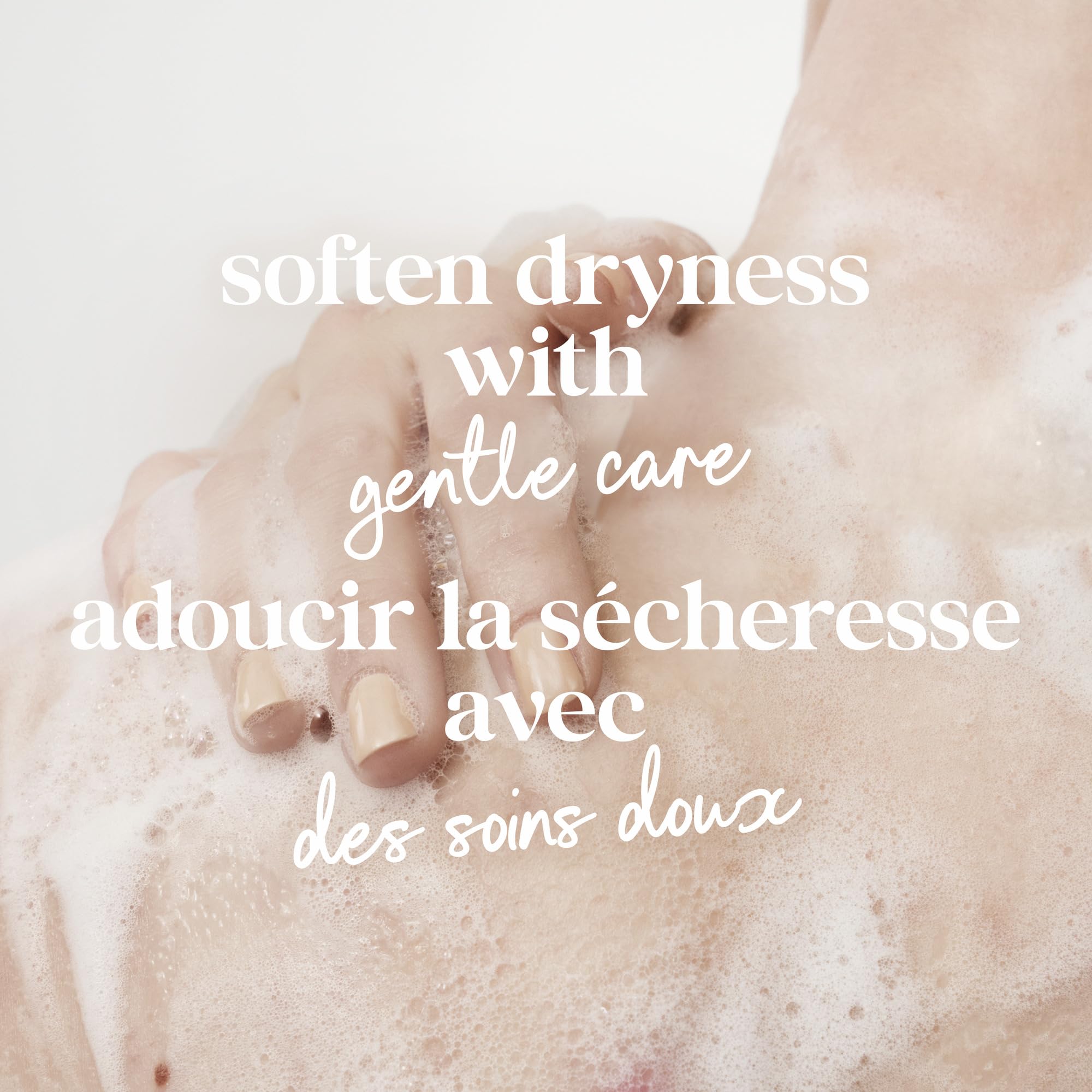 Dove Moisture Renew close-up illustrating plant-based moisturizers nourishing skin.
