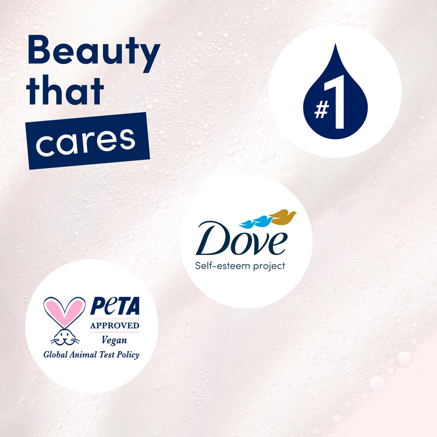 Dove Original Beauty Bar cruelty-free, peta-approved commitment to ethical skincare.