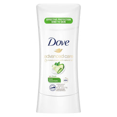 Dove pack of 4 essential sticks delivers week-long freshness.