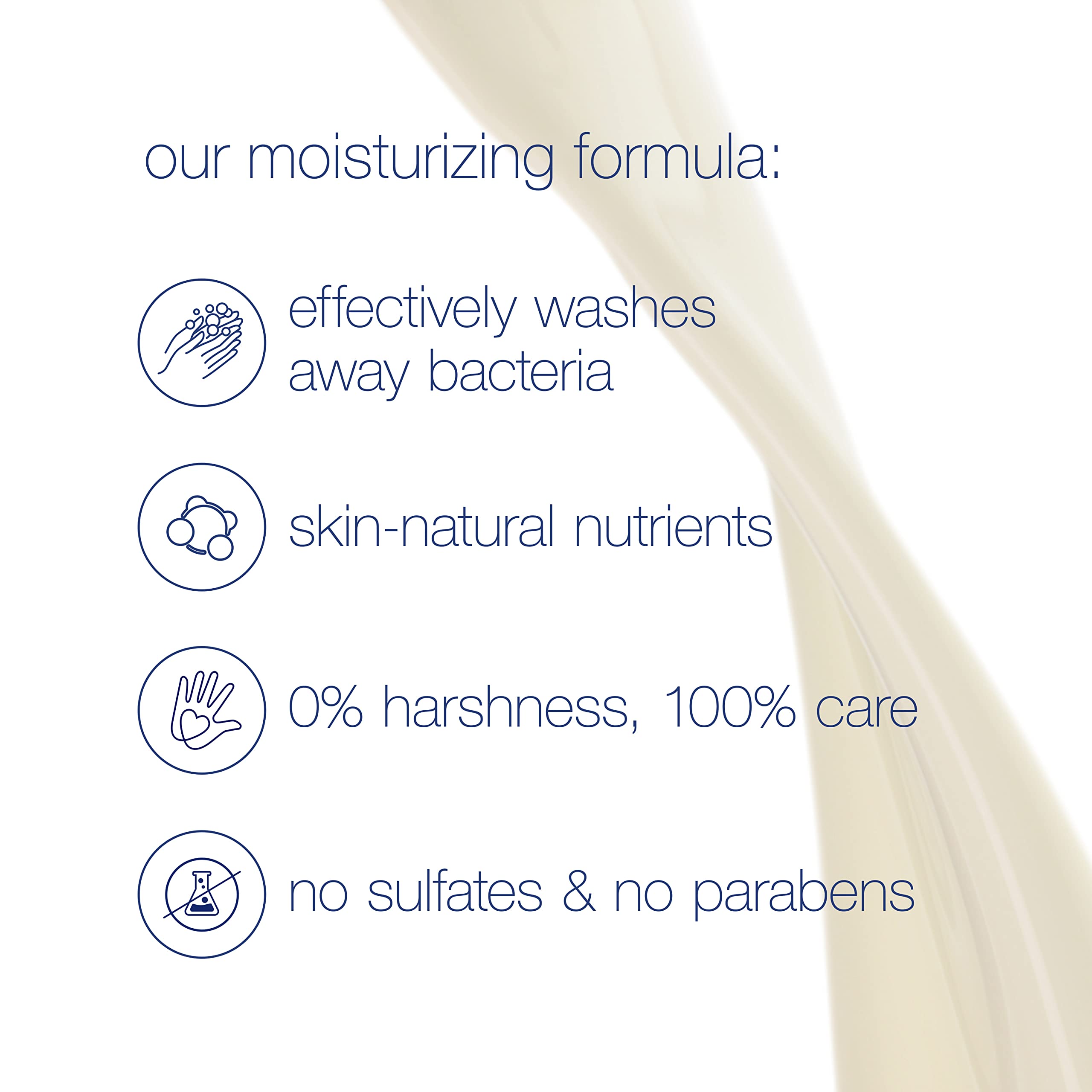 Dove Packaging recyclable label underlines sustainable manufacturing.