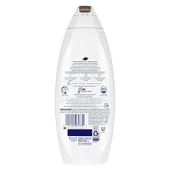 Dove Purely Pampering lather featuring cocoa butter for soft skin