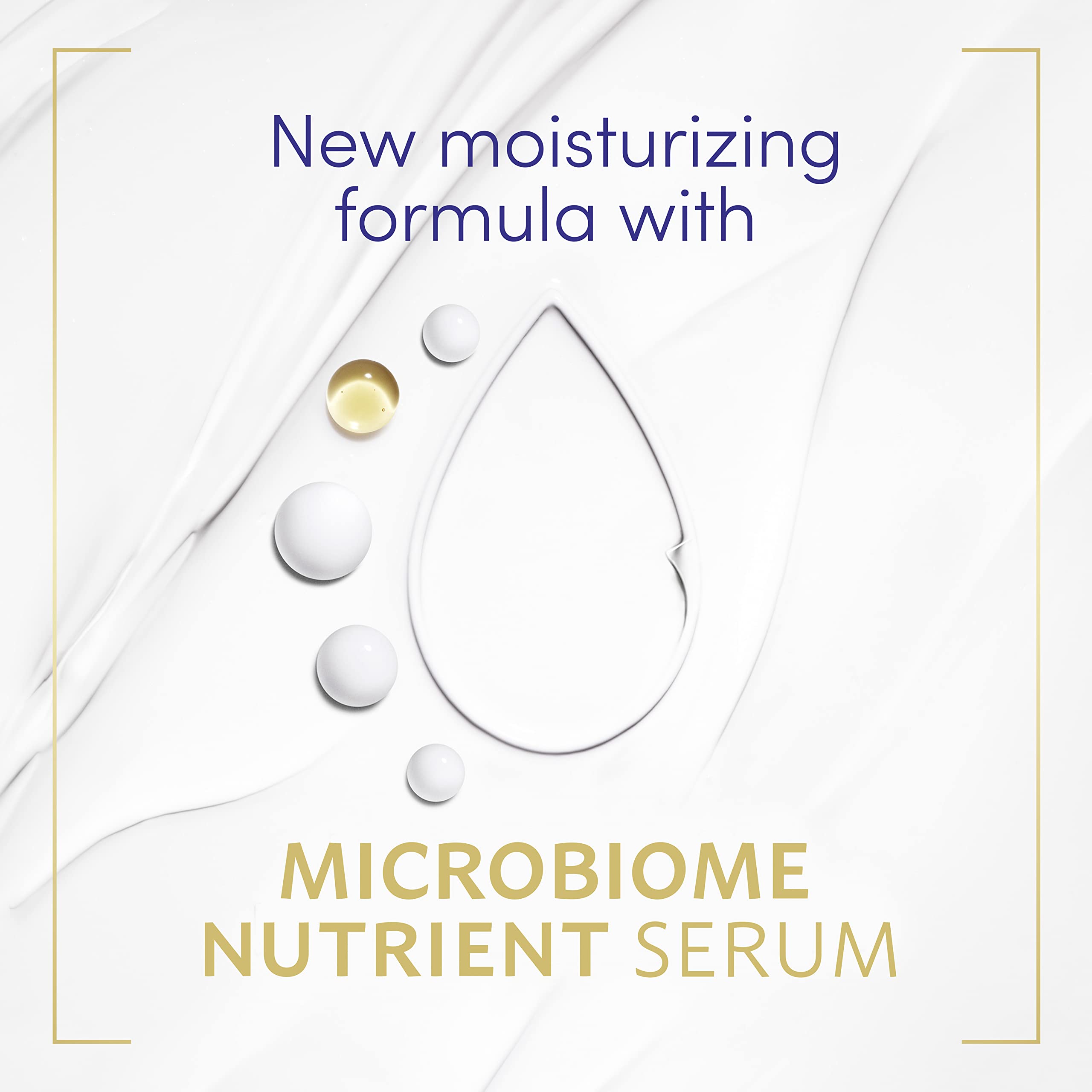 Dove Purely Pampering microbiome gentle formula shown on bottle
