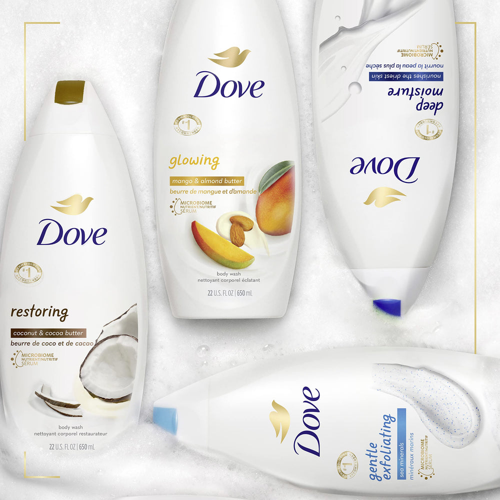 Dove Purely Pampering Moisture Renew Blend highlights nourishing care