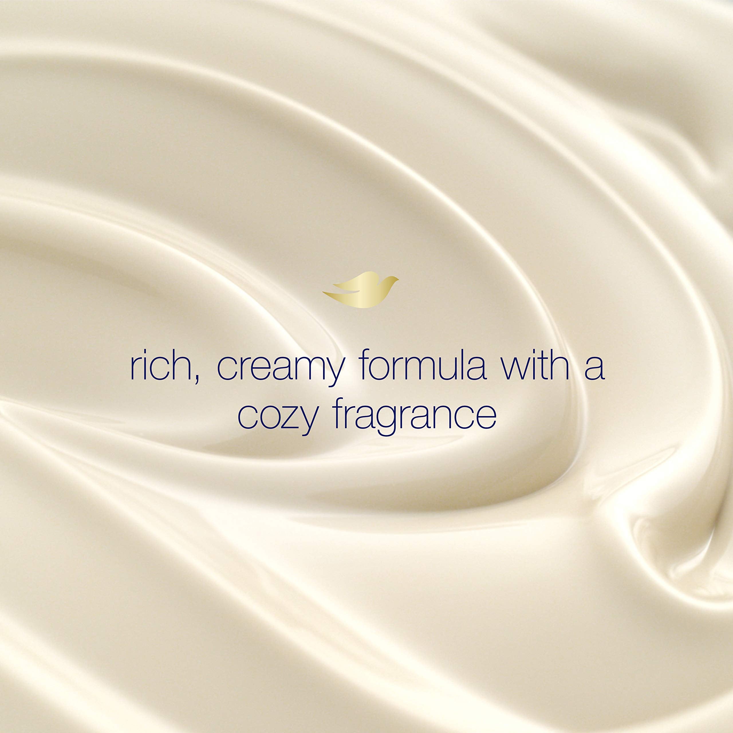 Dove Shea Butter Vanilla hands washing demonstrates gentle cleansing.