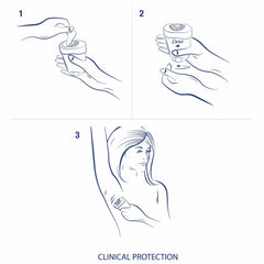 Dove twist-dial mechanism shows easy application for quick everyday use.