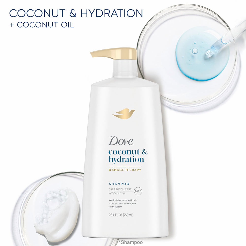 Ingredients blend with coconut, jojoba, and sweet almond oils.