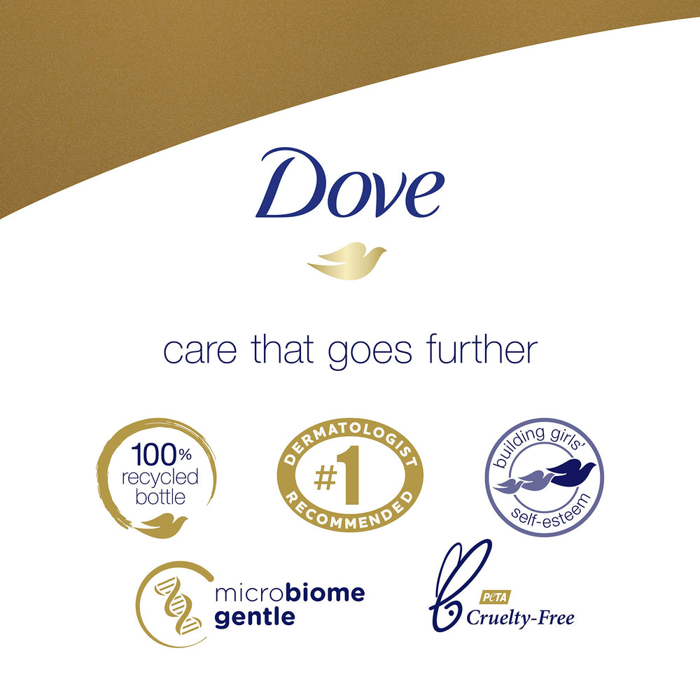 Dove Vanilla scent evokes a comforting shower ambiance.