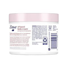 Dove whipped texture close-up demonstrates airy formula for deep nourishment