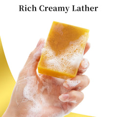 DOXOLATO lemon fragrance lather: refreshing cleanse with uplifting scent.