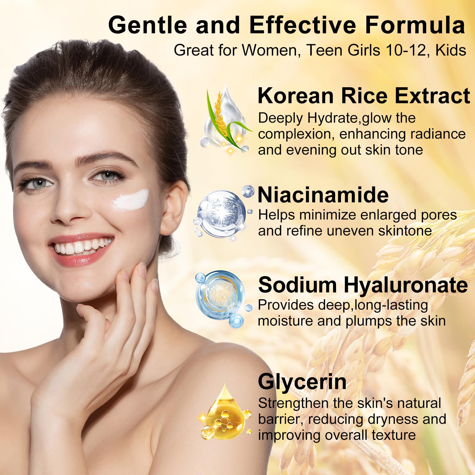 DOYEEWO skin care set face mask provides deep moisture and soothed texture.