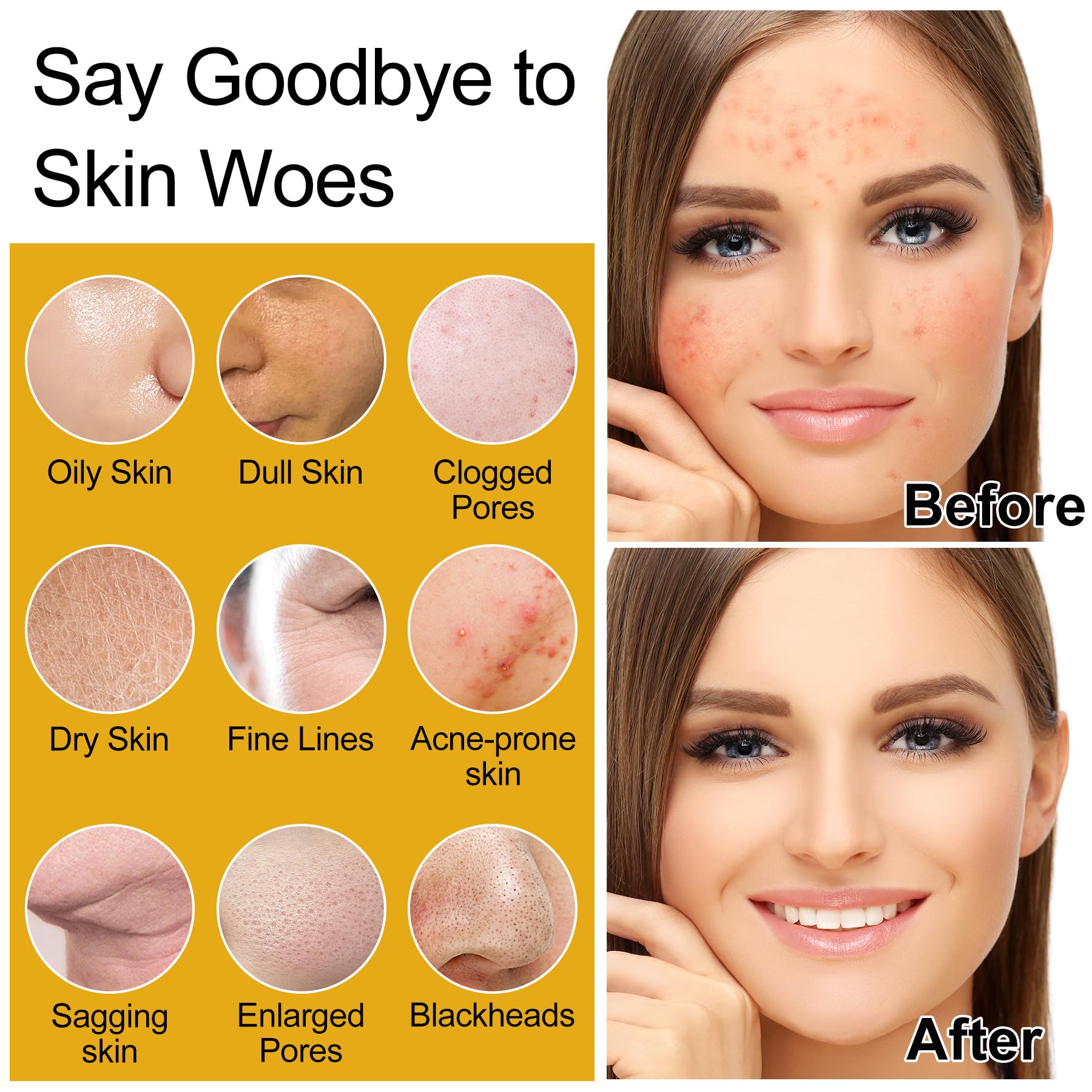 DOYEEWO skin care set toner helps balance moisture for a smooth base.