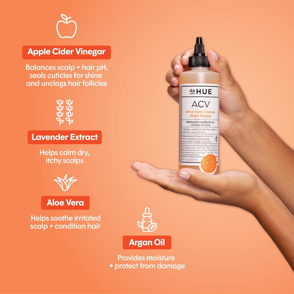 dpHUE back label close-up displaying ingredients and usage directions for confident application
