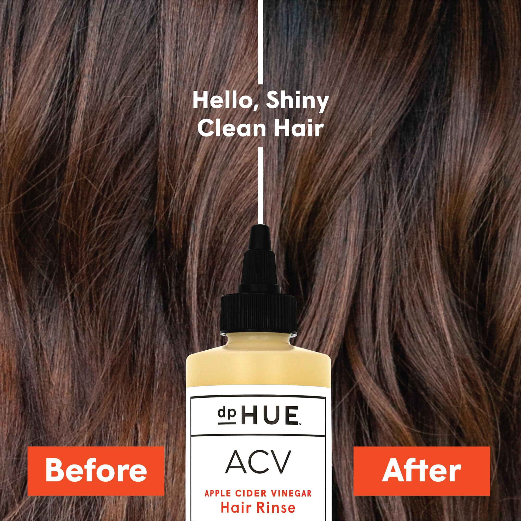 dpHUE pouring texture close-up highlighting lightweight rinse for residue-free scalp refresh