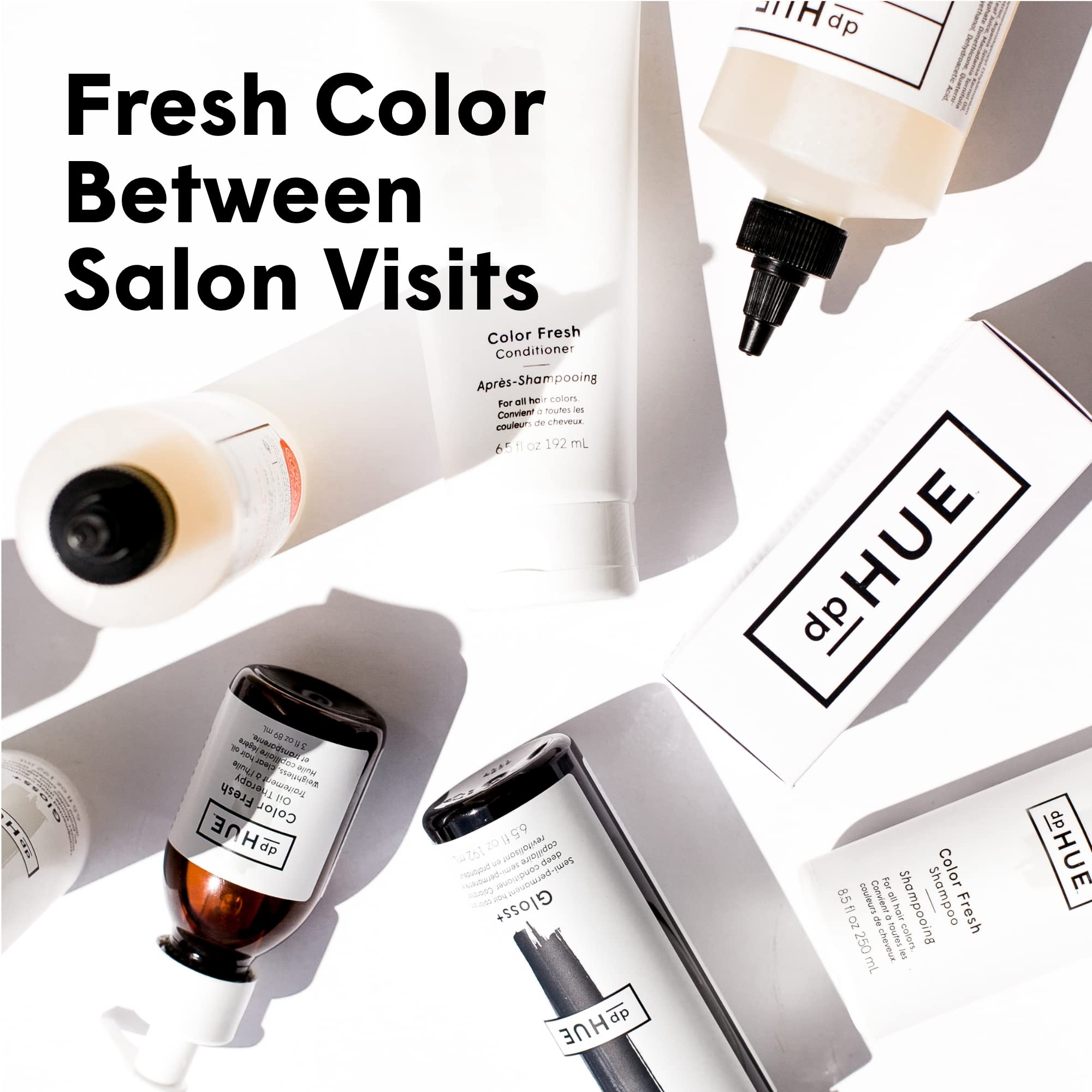 dpHUE Color Fresh Oil Therapy application routine on damp hair
