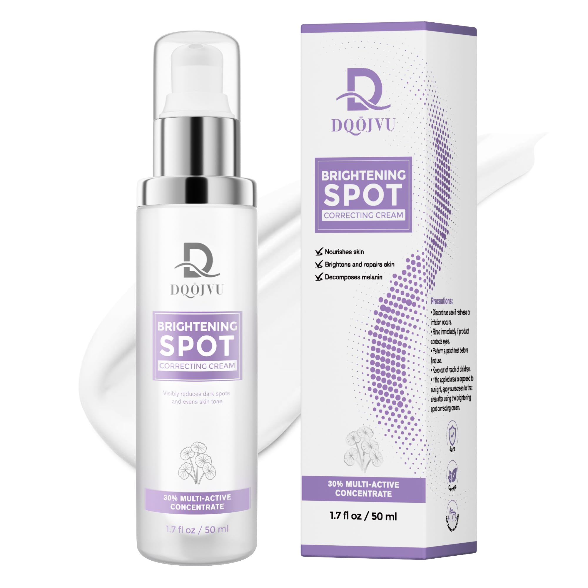 DQOJVU dark spot remover on face and body brightens uneven skin tone