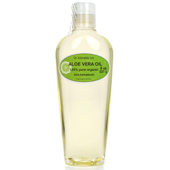 Dr Adorable Aloe Oil 8 oz bottle for skin hydration and hair shine.