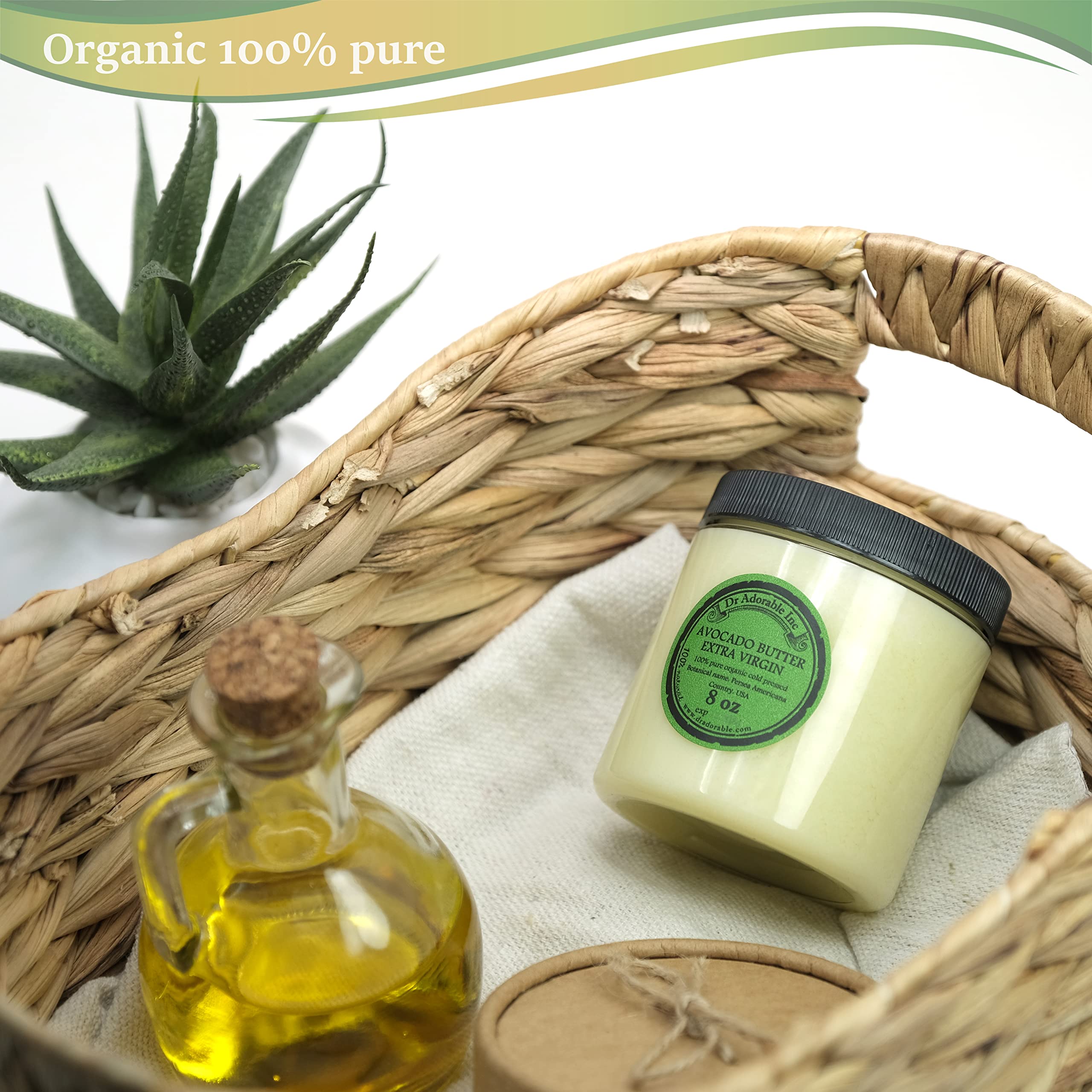 Dr Adorable Avocado Butter pour demonstrates rapid absorption with no greasy finish.