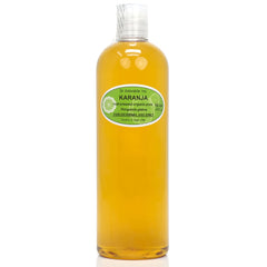 Dr Adorable Karanja Oil bottle close-up for skin care and massage
