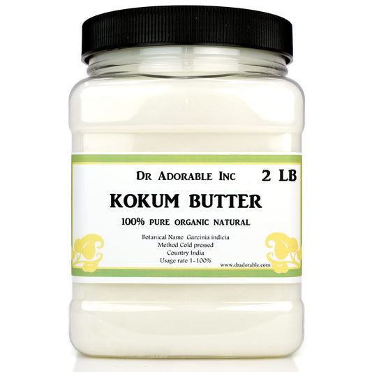 Dr Adorable Kokum Butter jar close-up showing rich texture for hydration