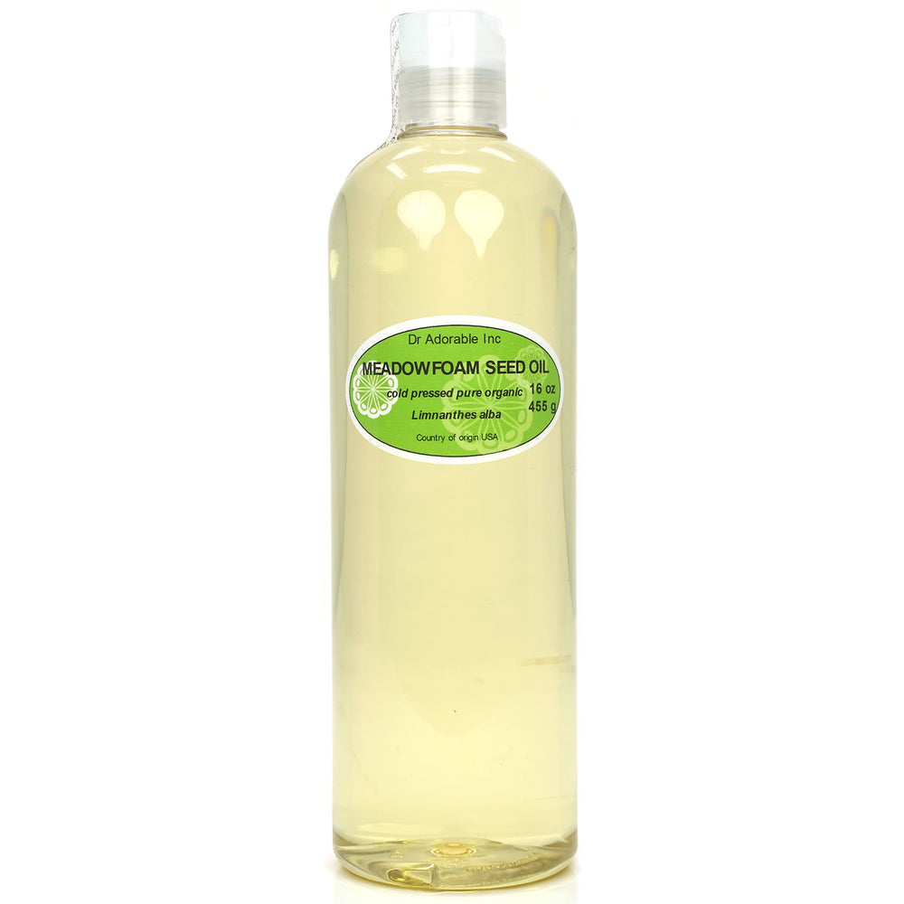 Dr Adorable Meadowfoam Seed Oil bottle with dropper for deep hydration and soft skin