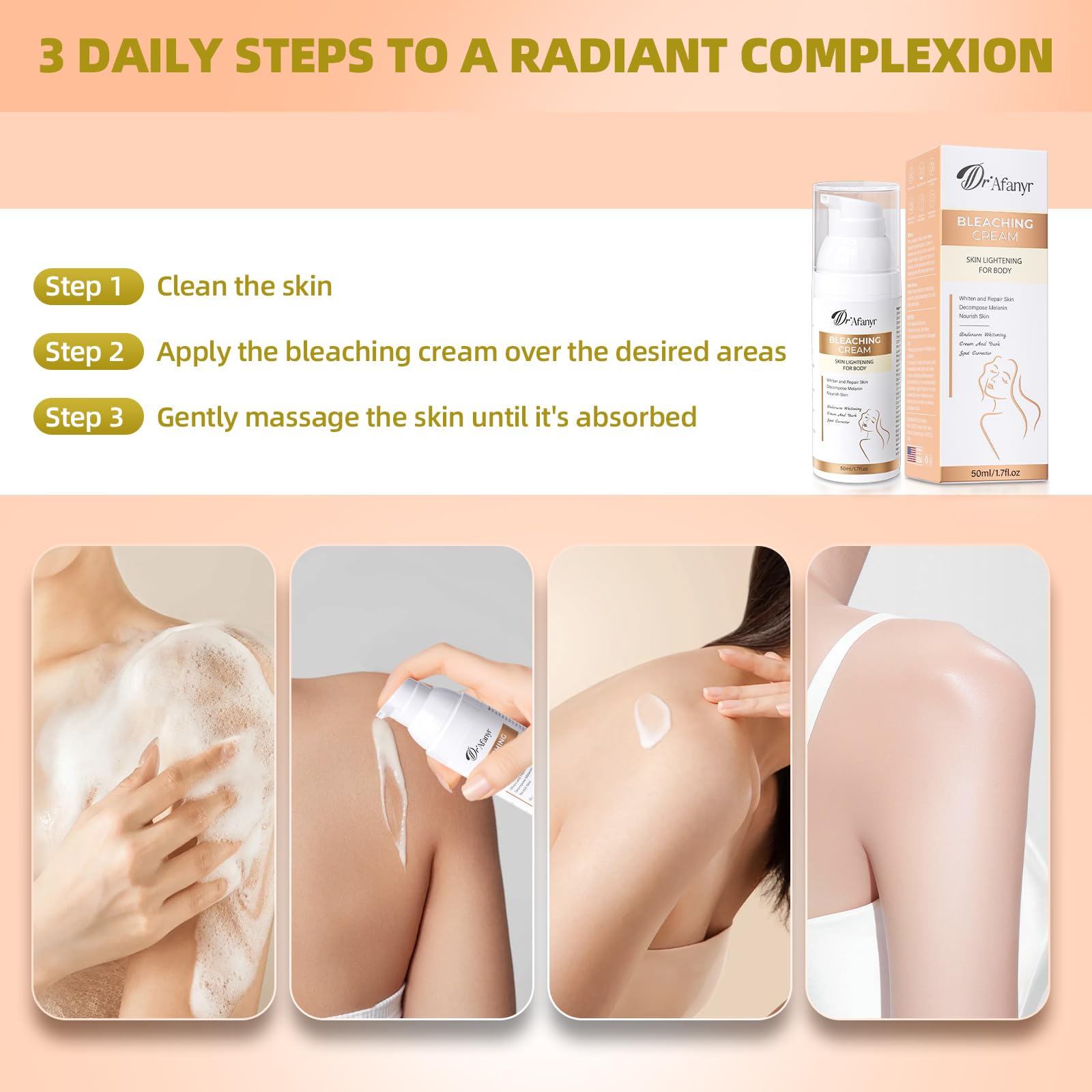 DR.Afanyr Cream ingredients camellia oil and avocado nourish skin.