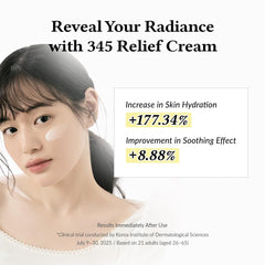 Dr.Althea 345 Relief Cream dabbed on blemish-prone areas for targeted relief.