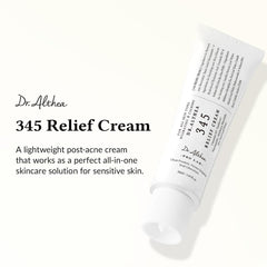 Dr.Althea 345 Relief Cream texture swatch demonstrates silky, non-greasy feel.
