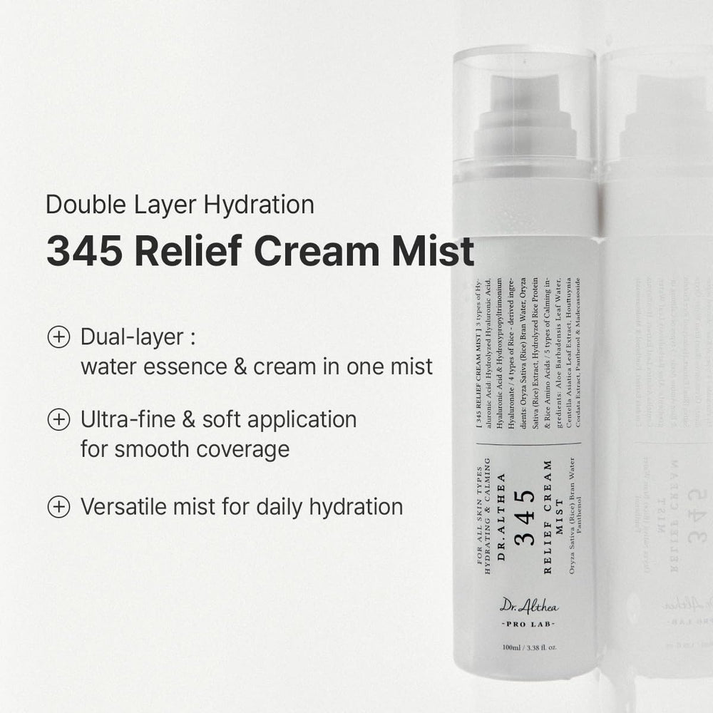 Dr.Althea ingredients label highlights Niacinamide and Ceramide NP for barrier support.