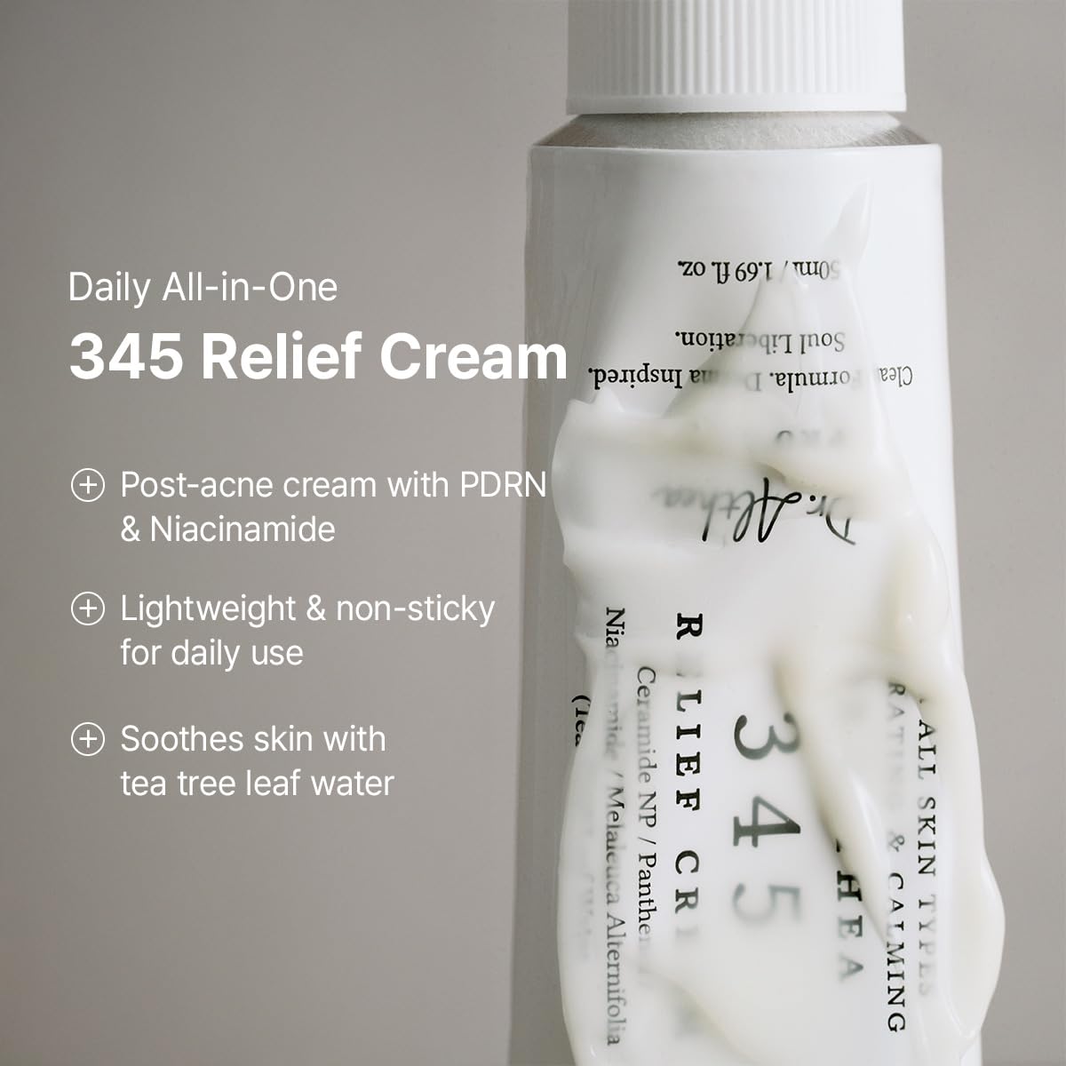 Fine mist spray in action delivering refreshing hydration with Dr.Althea Relief Cream Mist.