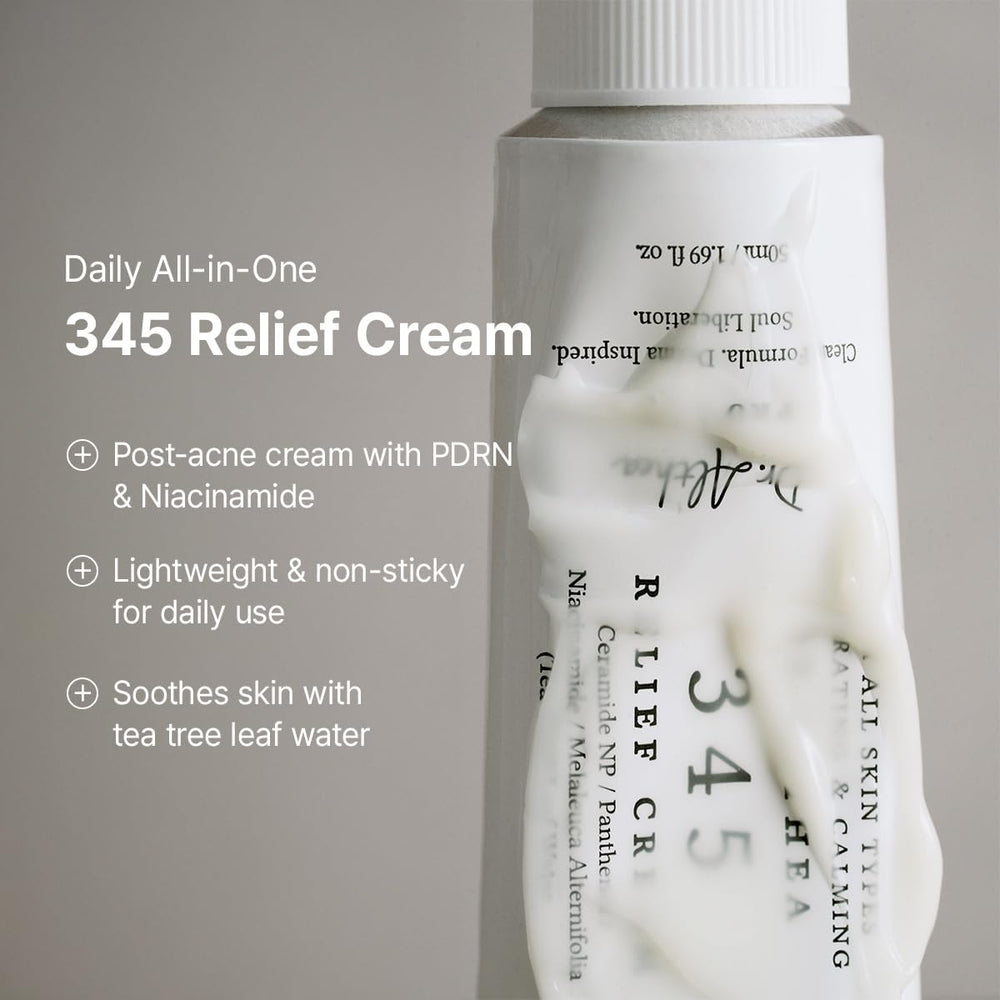 Fine mist spray in action delivering refreshing hydration with Dr.Althea Relief Cream Mist.