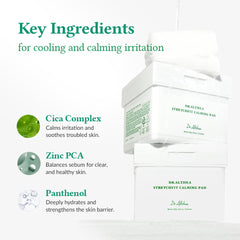 Dr.Althea StretchFit Calming Pad being applied on the face for soothing relief