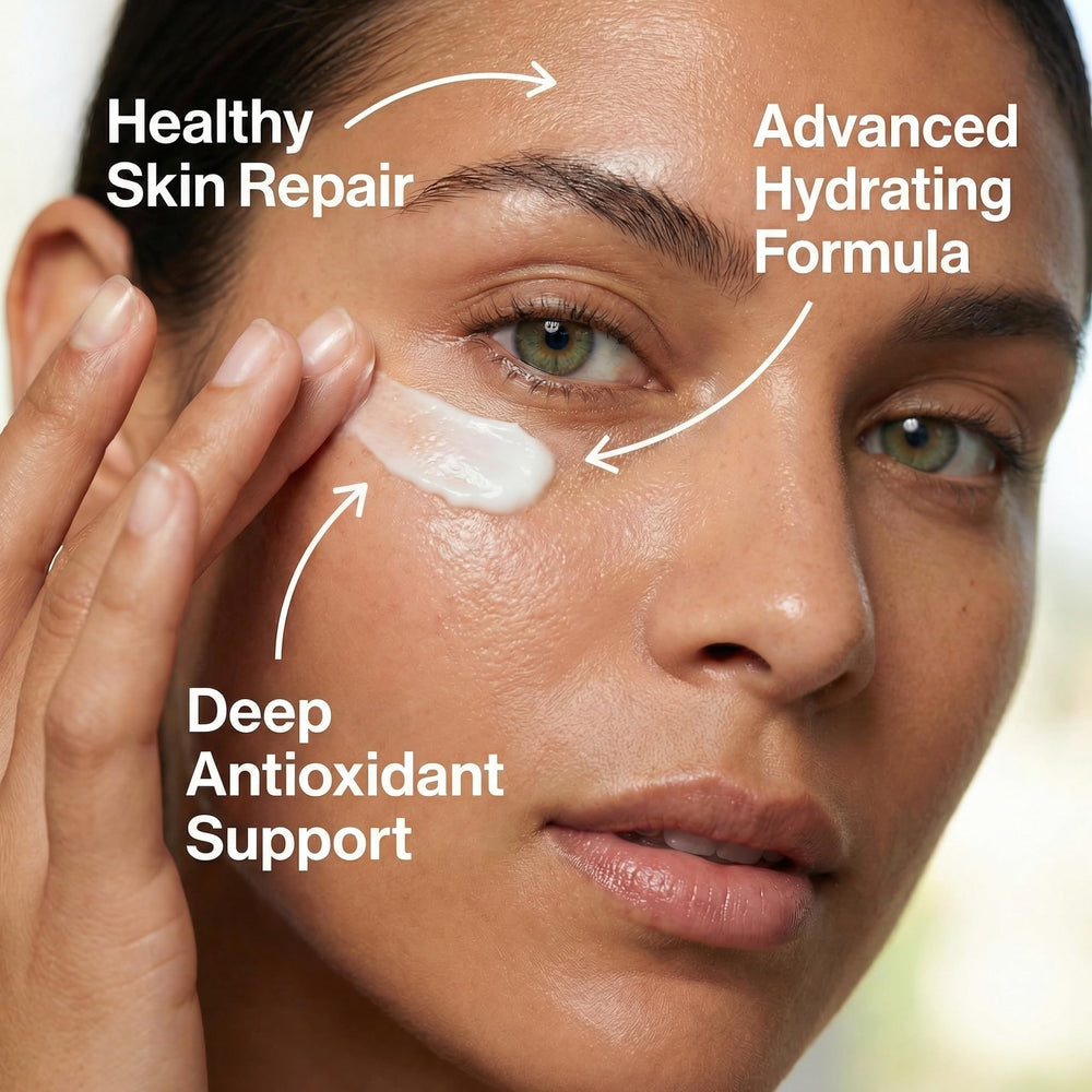 Dr. Arsy eczema cream bottle highlights five botanicals and nourishing oils