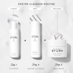 Dr. Barbara Sturm Enzyme Cleanser 2-in-1 cleanses and exfoliates gently for refined skin.