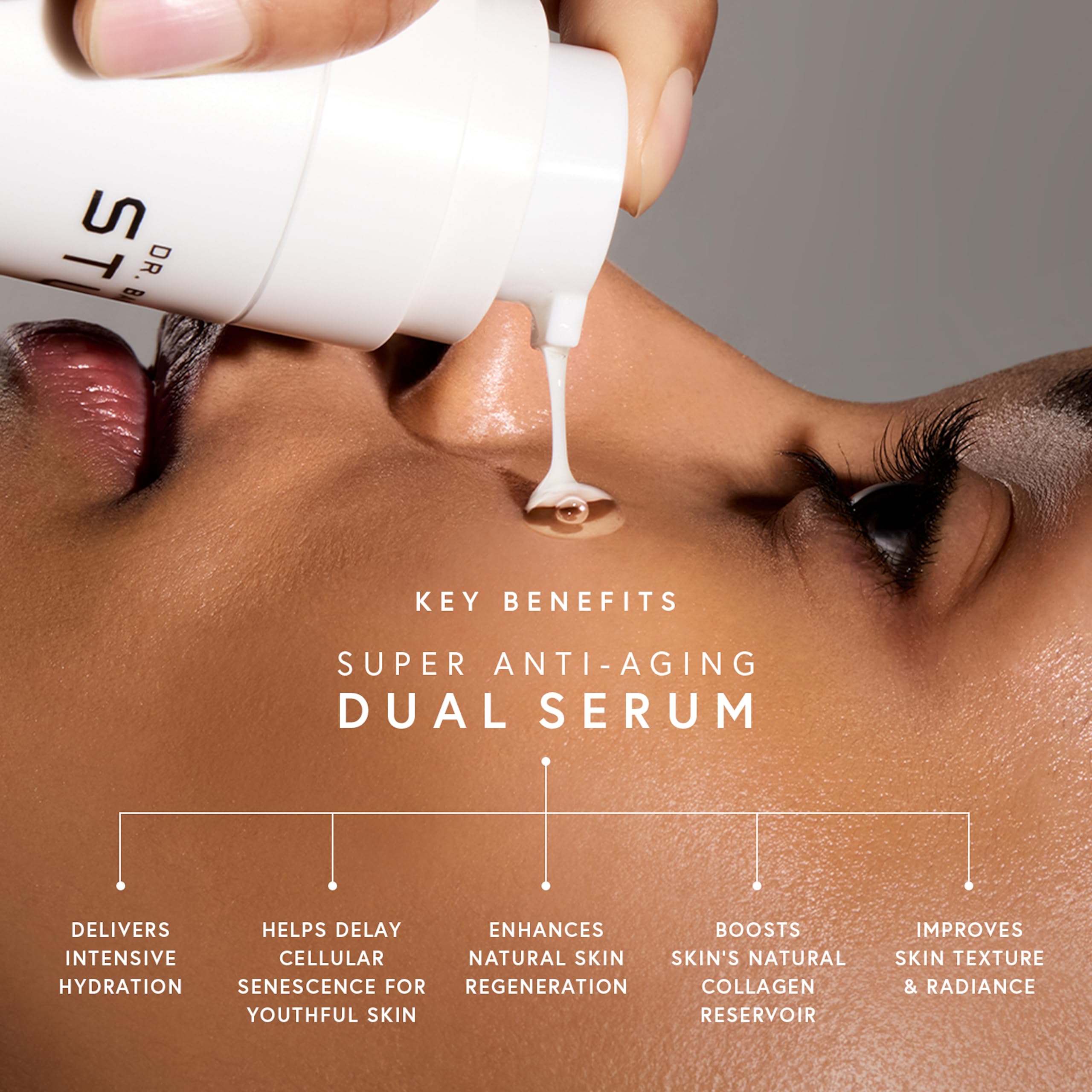 Dr. Barbara Sturm ceramide-containing formula highlighted for barrier support.