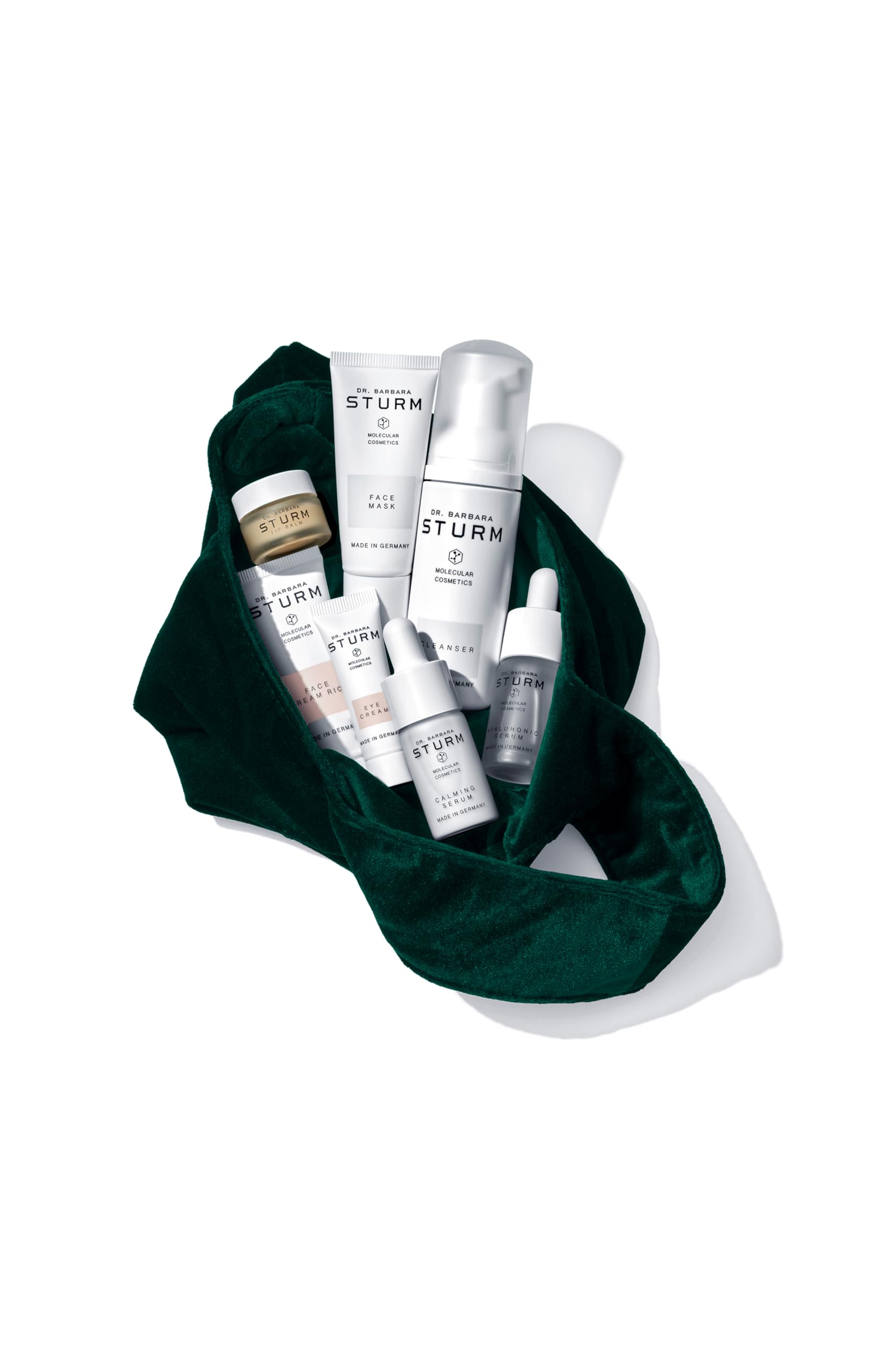 Dr. Barbara Sturm Winter Kit packaging back reveals included items and benefits.