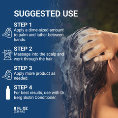 Cruelty-free and USA-made branding on Dr. Berg bottle.