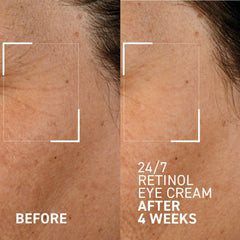 Dr. Brandt Bright This Way eye cream dab applied on orbital bone for smooth lines