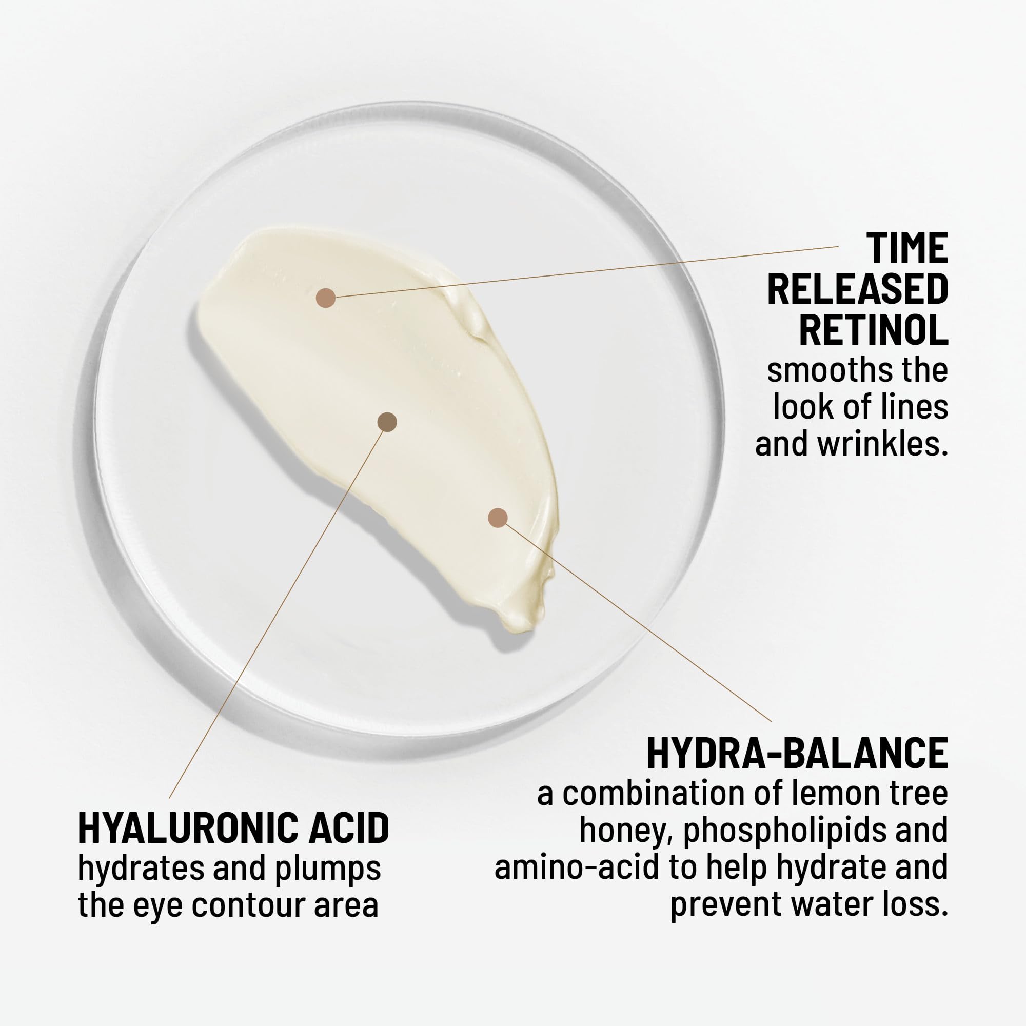 Dr. Brandt Bright This Way eye cream texture spreading easily for even coverage
