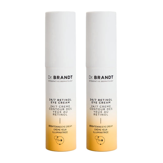 Dr. Brandt Bright This Way eye cream tube front showing glow and hydration