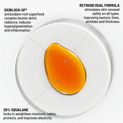 Dr. Brandt Bright This Way Glow Overnight Oil before and after concept.