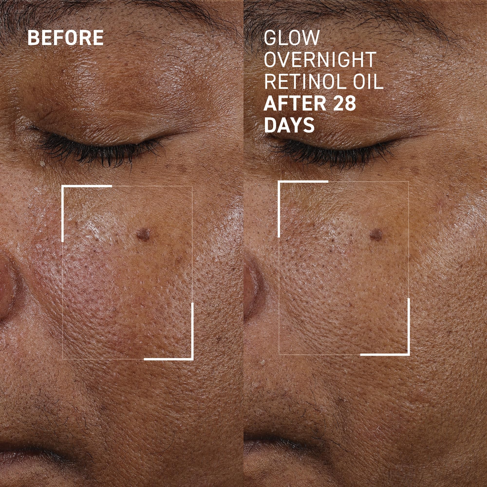 Dr. Brandt Bright This Way Glow Overnight Oil close-up showing silky texture.