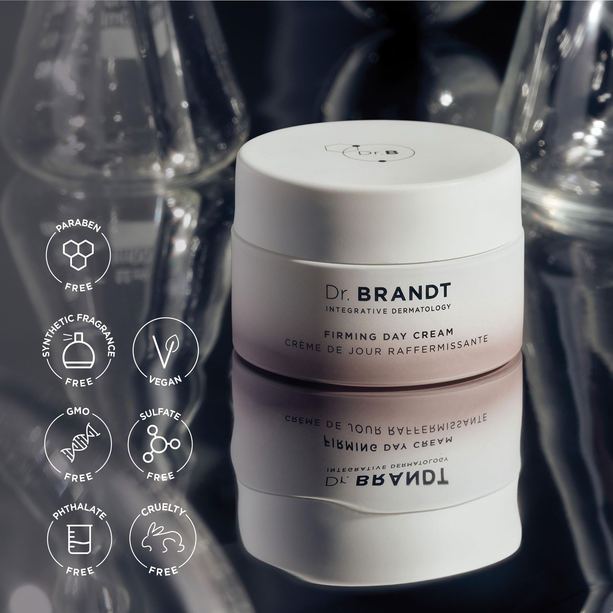 Dr. Brandt Dare to Age box packaging stands out on shelf for easy recognition.