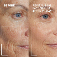 Dr Brandt Dare to Age serum being massaged upward for better texture.