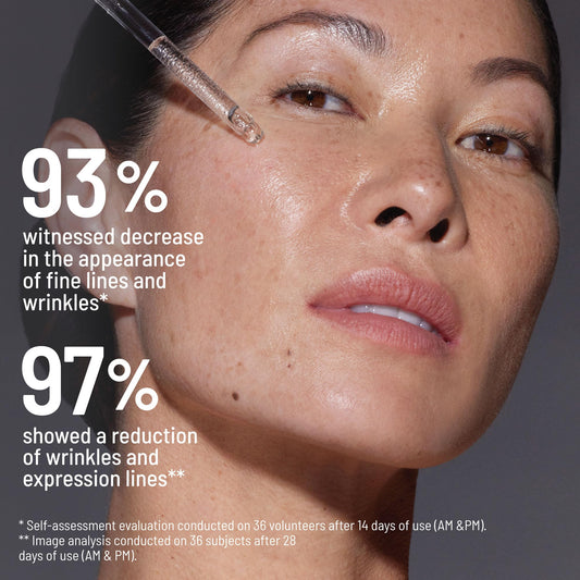 Dr Brandt Dare to Age encapsulated pearls for gentle, effective absorption.